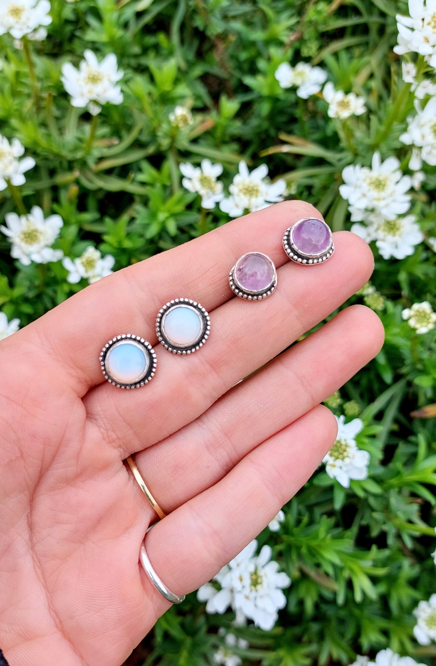 Amethyst Studs