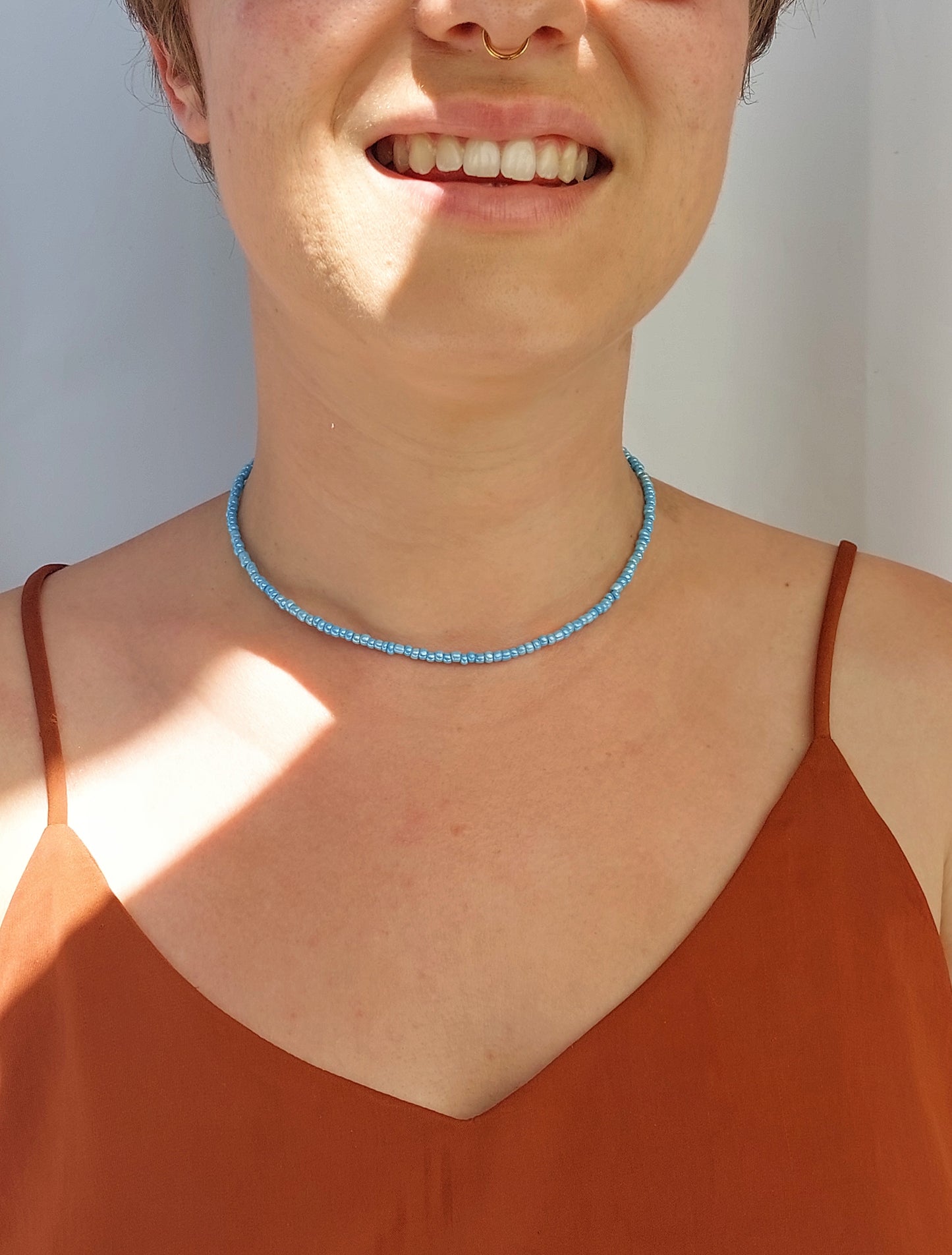 Thin Bead Necklace