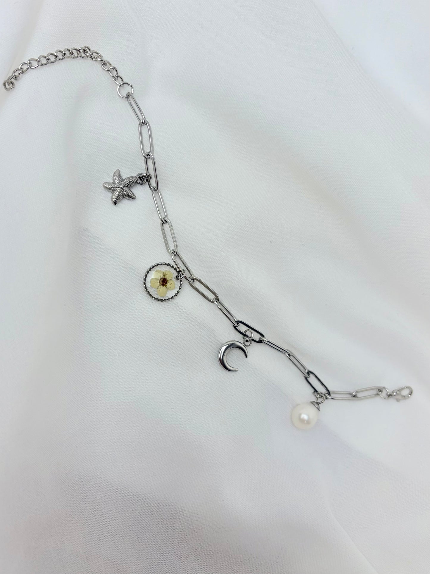 Universe Charm Armband Edelstahl