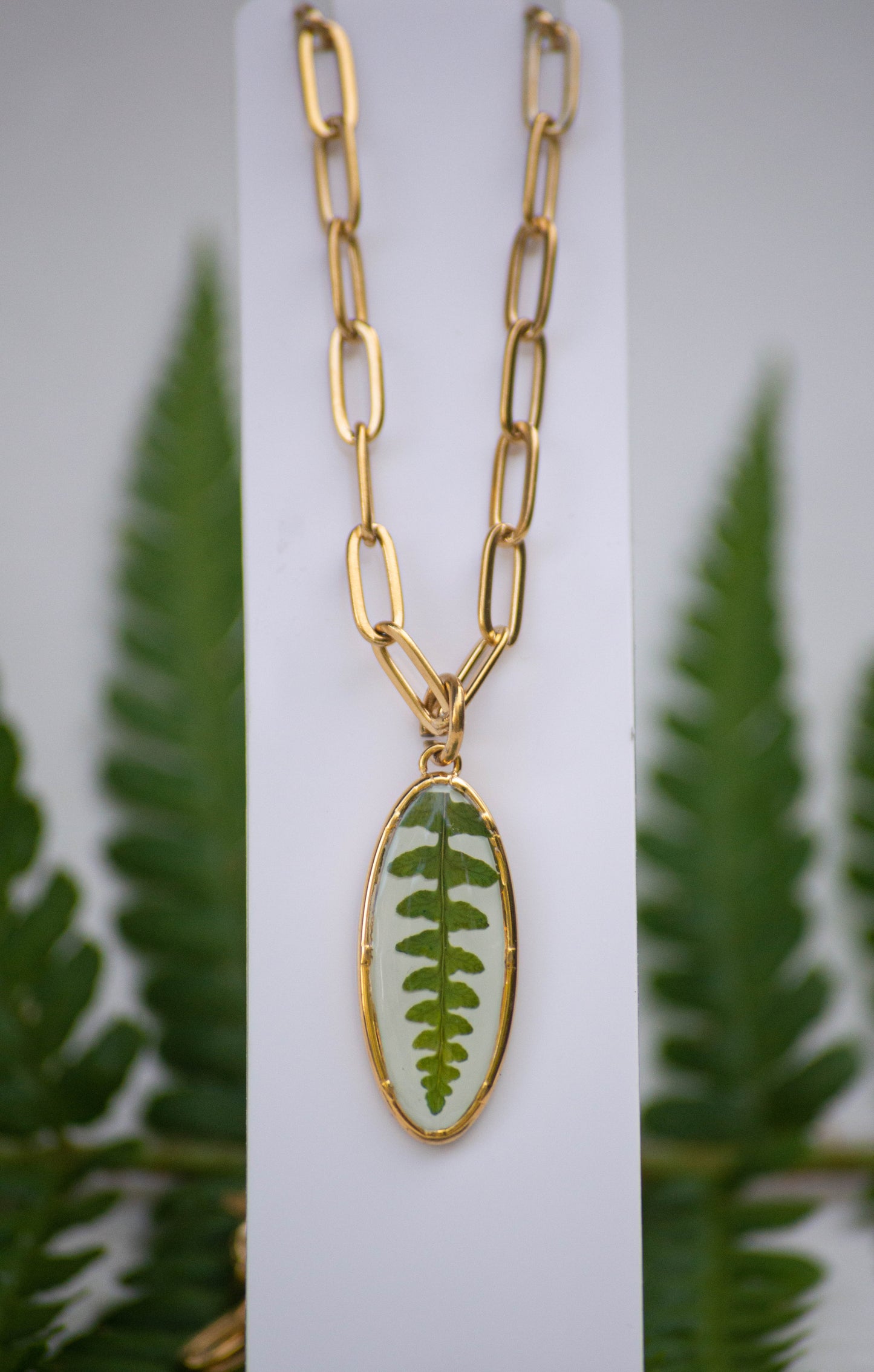 Statement Farn Kette