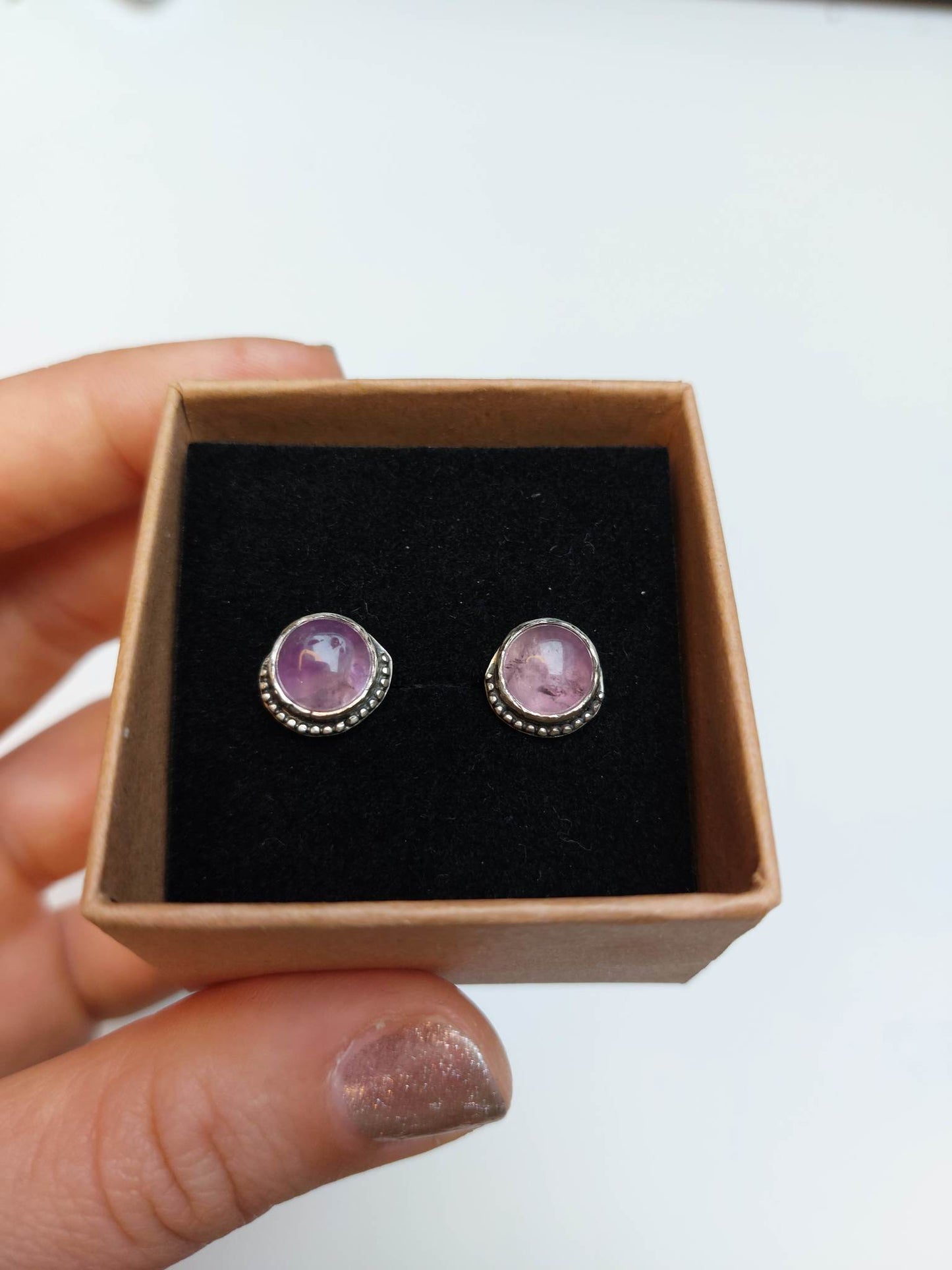Amethyst Studs