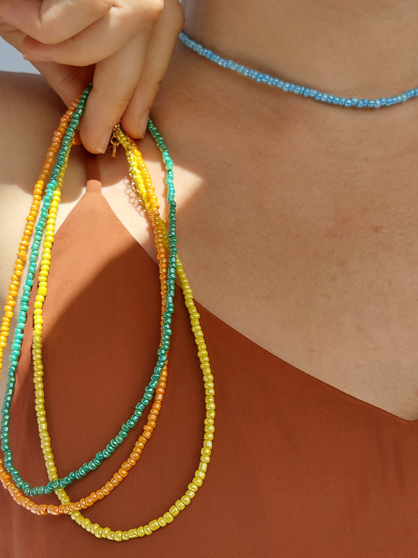 Thin Bead Necklace