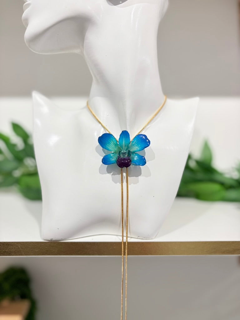 Kleine Blaue Orchidee Verstellbar