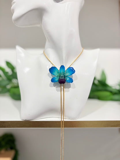 Kleine Blaue Orchidee Verstellbar