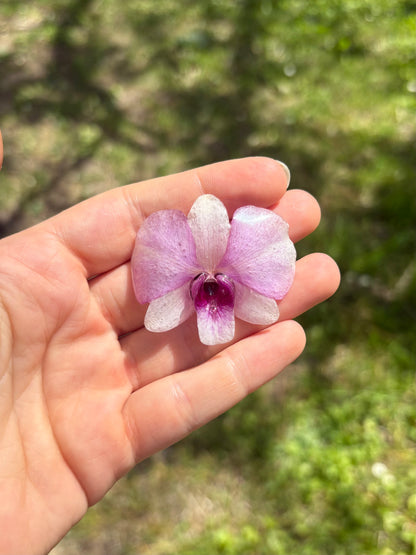 Orchideen Kette Lila Medium
