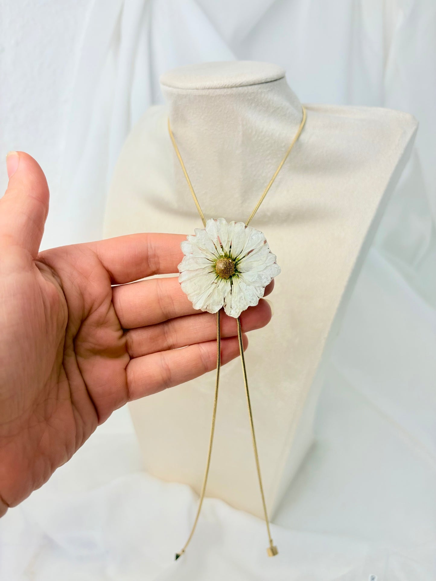 Margarite Perlen Verstellbare Kette