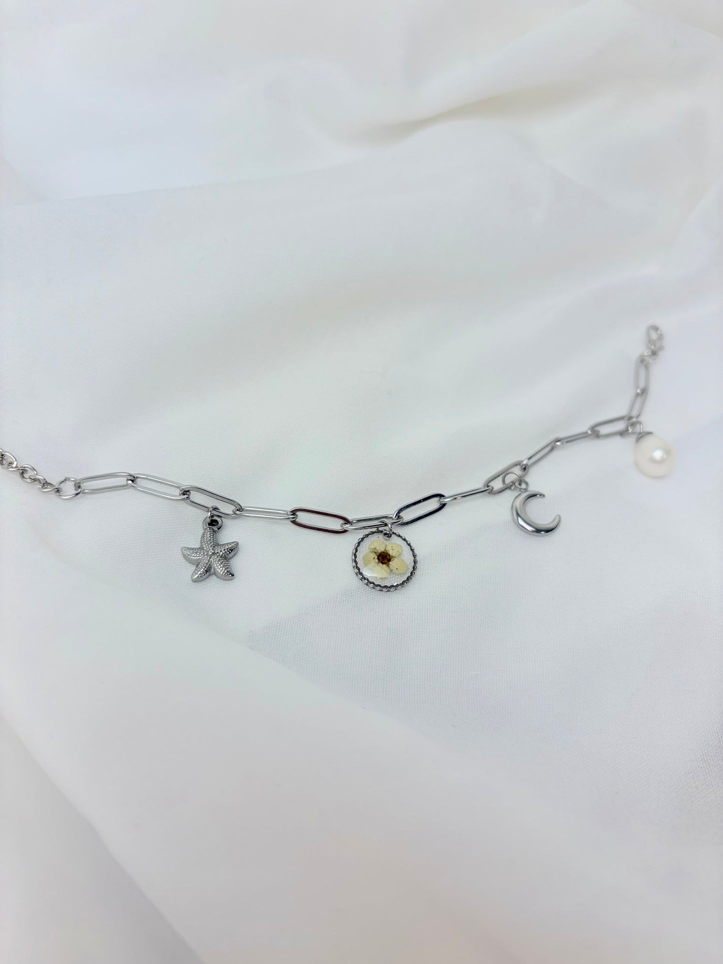 Universe Charm Armband Edelstahl