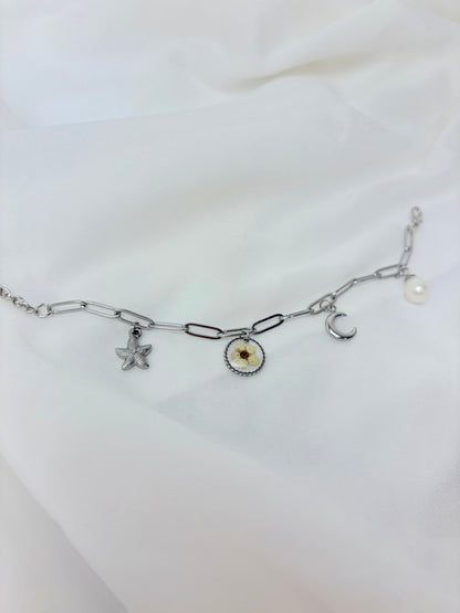 Universe Charm Armband Edelstahl