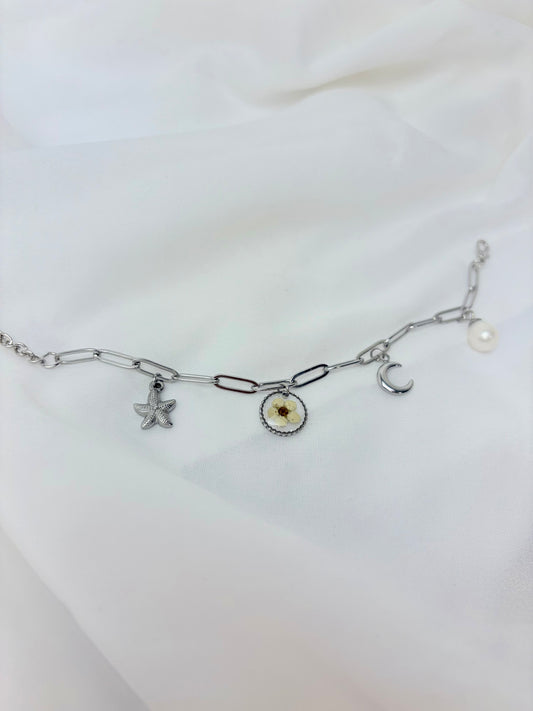 Universe Charm Armband Edelstahl