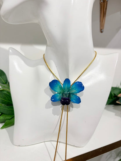 Kleine Blaue Orchidee Verstellbar