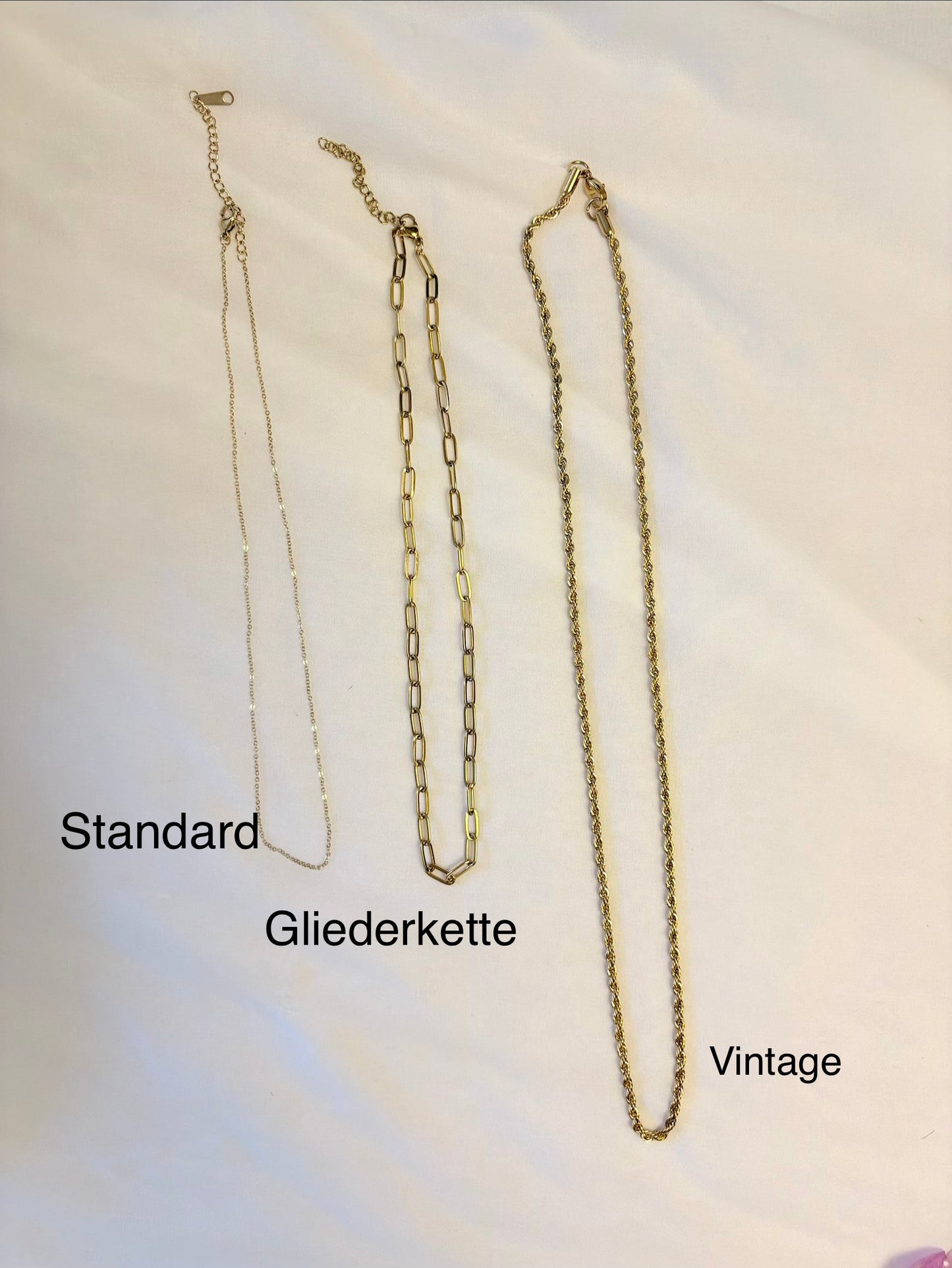 Orchideen Kette Lila Medium