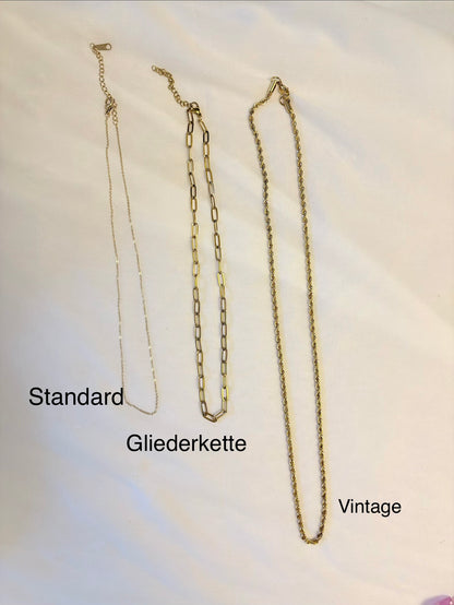 Orchideen Kette Lila Medium
