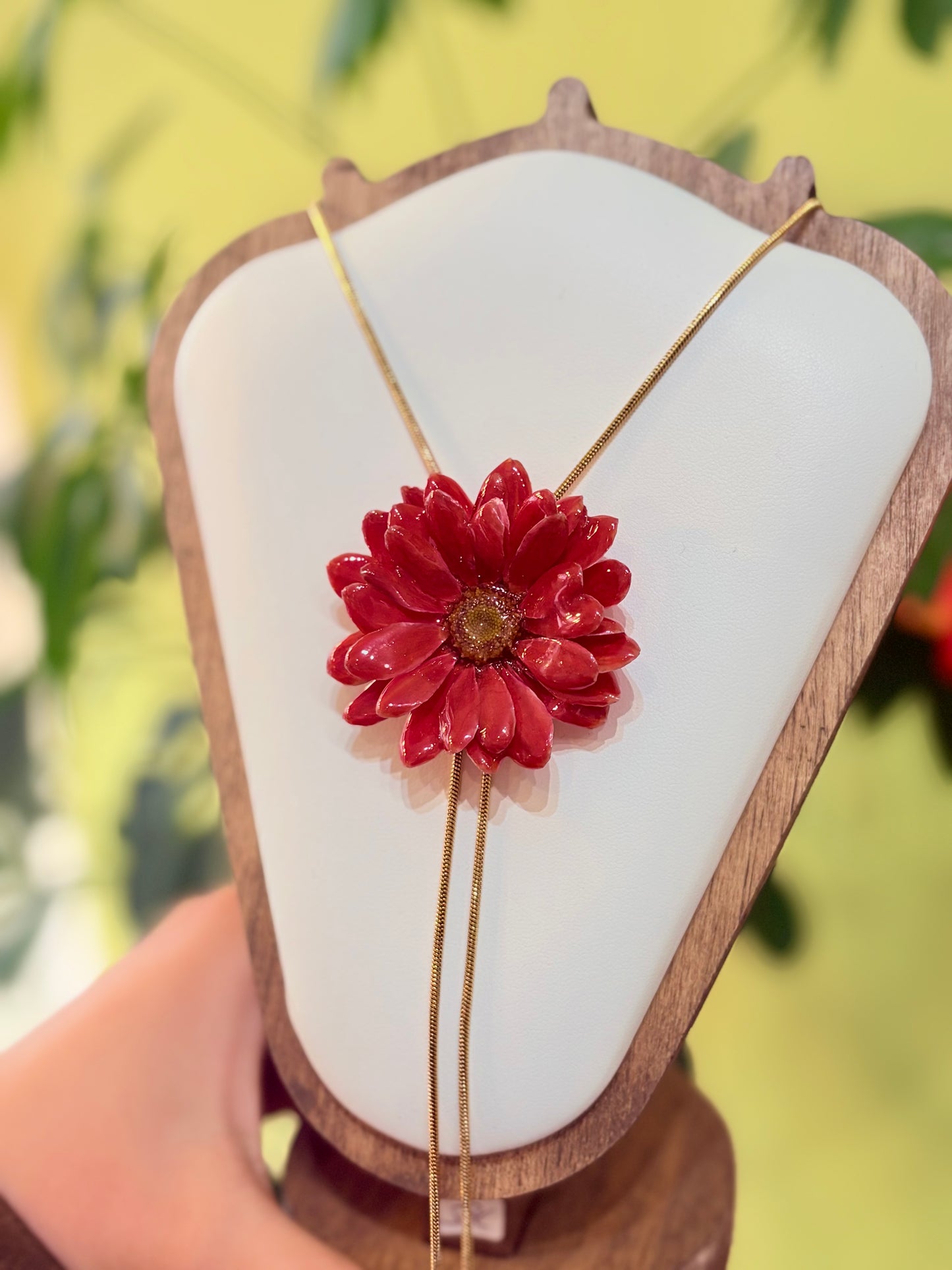 Rote Aster Verstellbare Kette