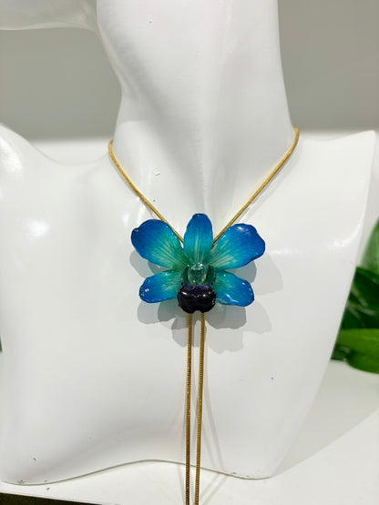 Kleine Blaue Orchidee Verstellbar