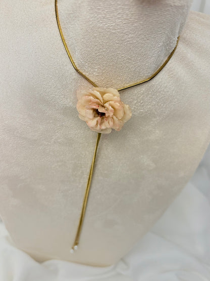Echte Rose Verstellbare Kette
