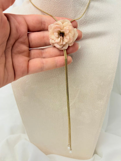 Echte Rose Verstellbare Kette