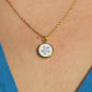 Purple Forget-Me-Not Necklace