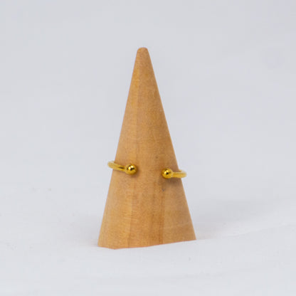 Vergissmeinnicht Ring Weiß