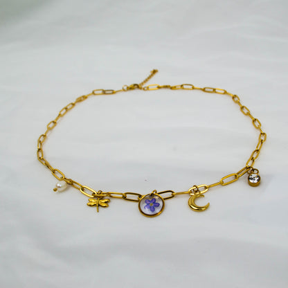 Naturverbunde Charm Kette