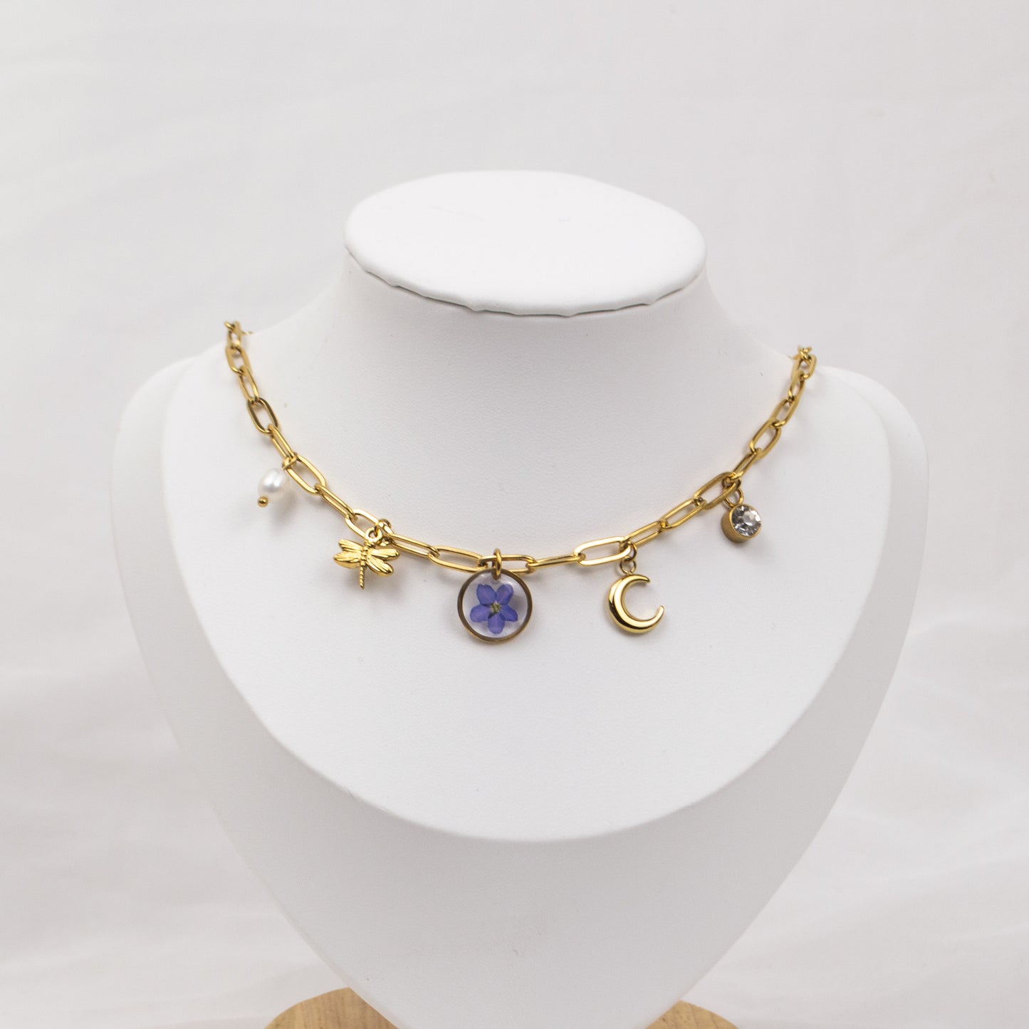 Naturverbunde Charm Kette