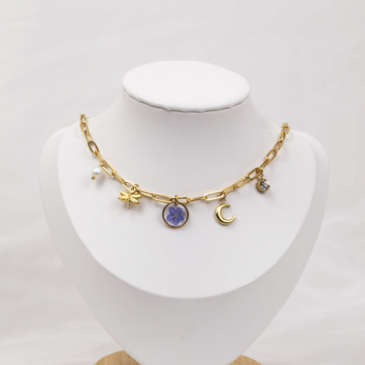 Naturverbunde Charm Kette