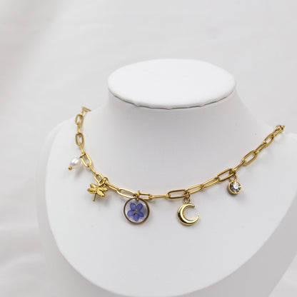 Naturverbunde Charm Kette