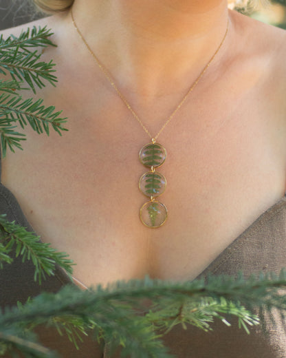 Farn Drop Kette