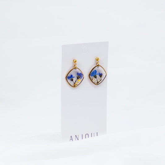 Vergissmeinnicht Stängel Ohrringe